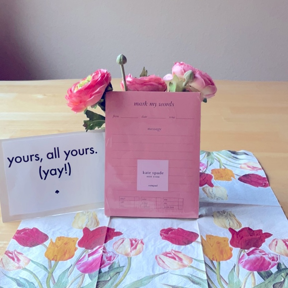 📝🌸📝 KATE SPADE NOTEPAD 📝🌸📝NWT 📝🌸📝